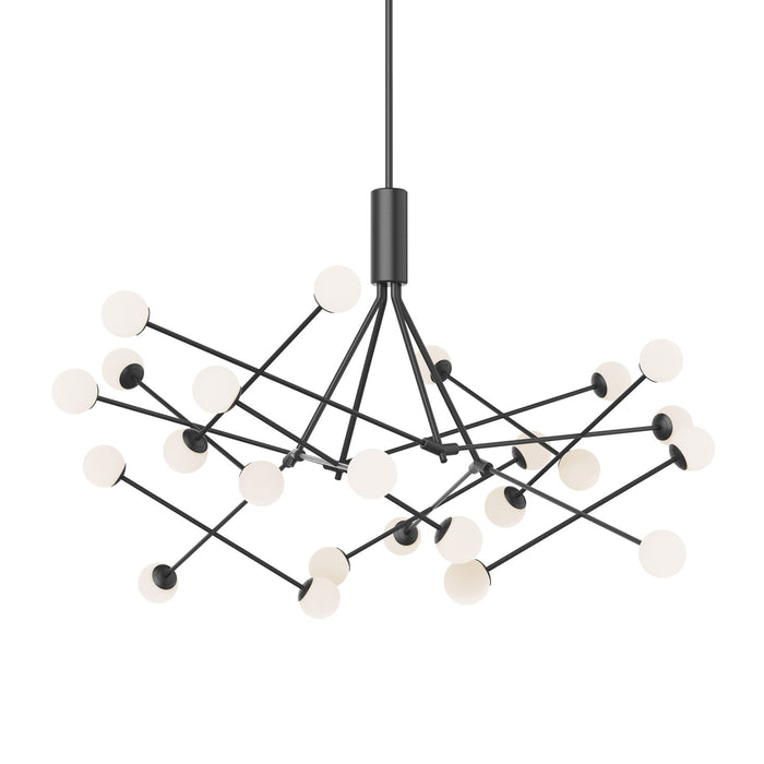 Kuzco Lighting CH97358-BK-UNV LED Chandelier, Black