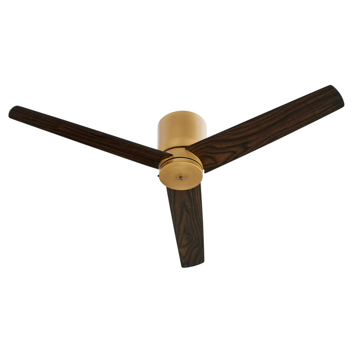 Quorum 22523-47 52" Ceiling Fan, Brushed Brass