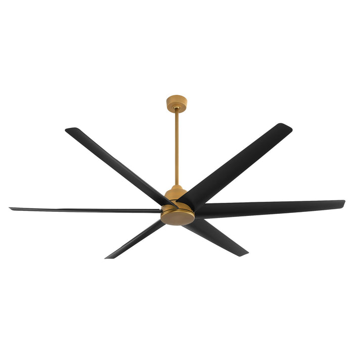 Quorum 35846-47 84"Patio Fan, Brushed Brass