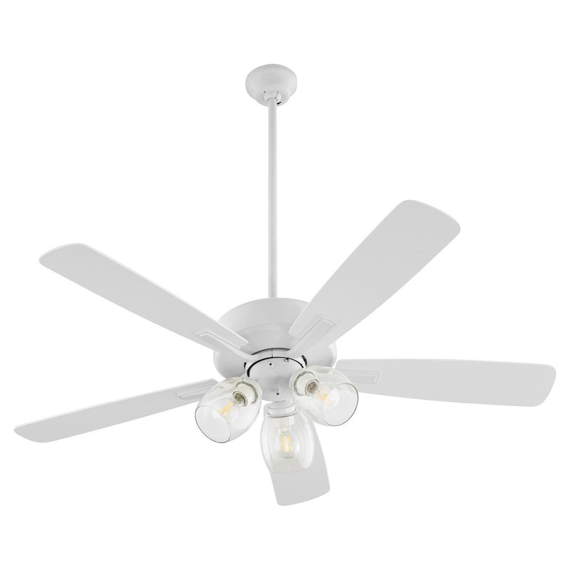 Quorum 4525-0308 52" Ceiling Fan, Studio White