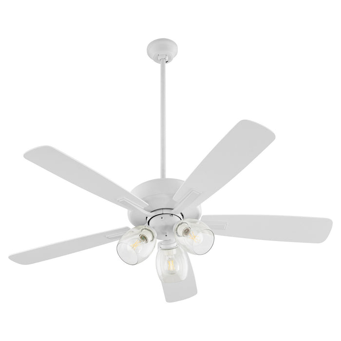 Quorum 4525-0308 52" Ceiling Fan, Studio White