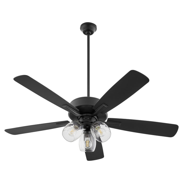 Quorum 4525-03159 52" Ceiling Fan, Matte Black