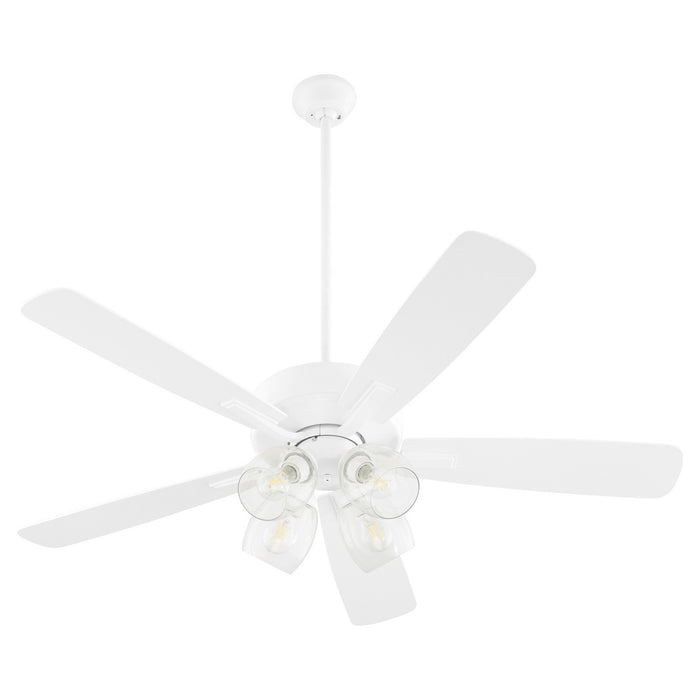 Quorum 4525-0408 52" Ceiling Fan, Studio White