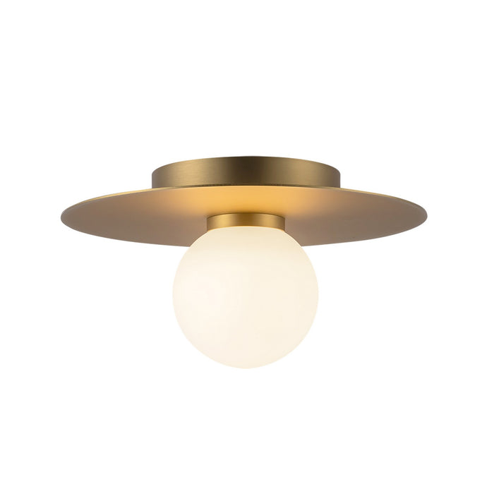 Kuzco Lighting FM15510-BG-UNV LED Flush Mount, Brushed Gold