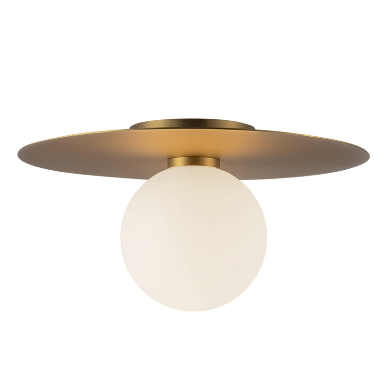 Kuzco Lighting FM15514-BG-UNV LED Flush Mount, Brushed Gold
