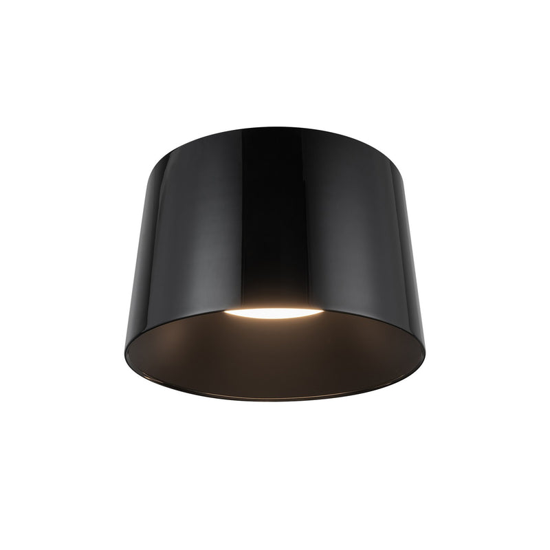 Kuzco Lighting FM16512-JB-3WCCT-UNV LED Flush Mount, Jet Black