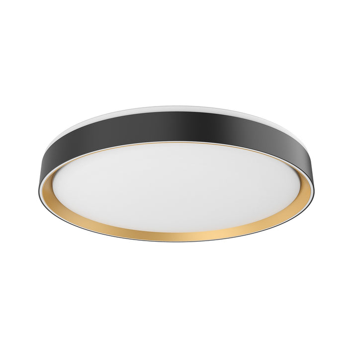Kuzco Lighting FM43920-BK/GD-5CCT LED Flush Mount, Black/Gold