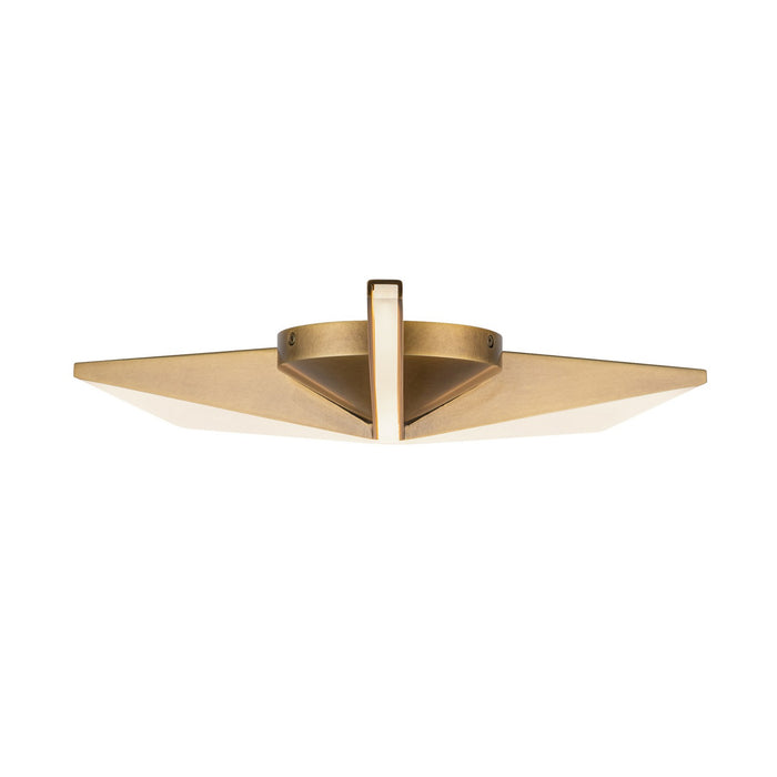 Kuzco Lighting FM64218-VB LED Flush Mount, Vintage Brass