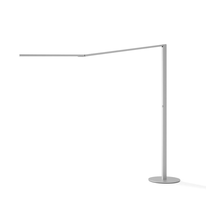 Koncept ZBF6000-SW-SIL LED Floor Lamp, Silver
