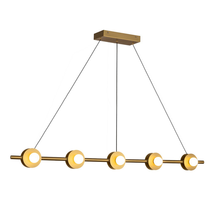 Kuzco Lighting LP15548-BG-UNV LED Linear Pendant, Brushed Gold