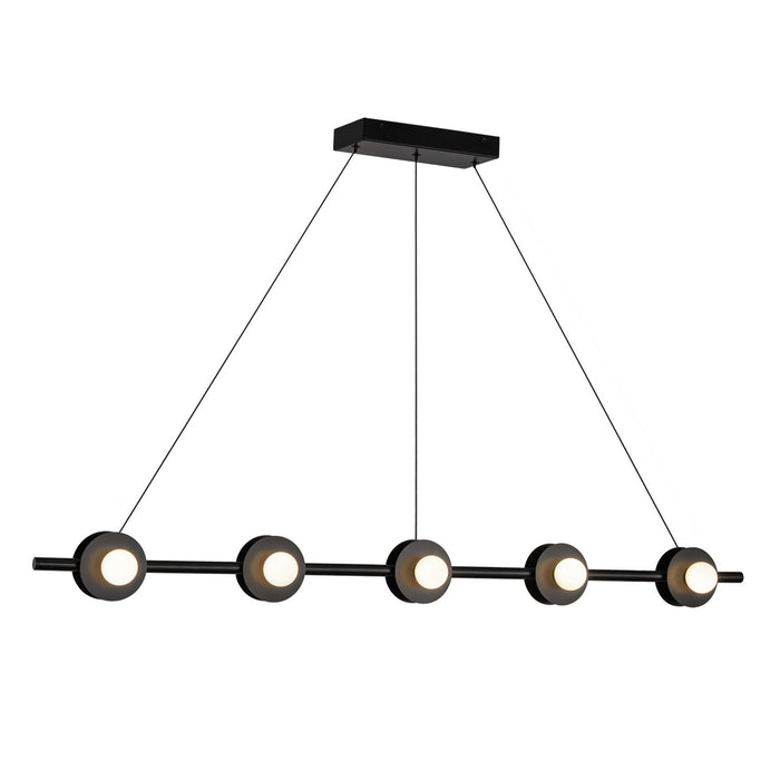 Kuzco Lighting LP15548-BK-UNV LED Linear Pendant, Black