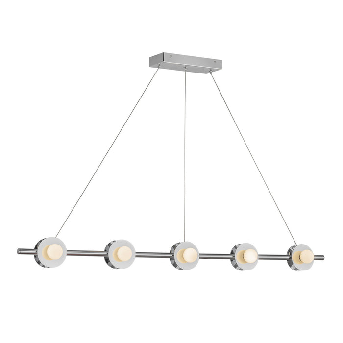 Kuzco Lighting LP15548-CH-UNV LED Linear Pendant, Chrome