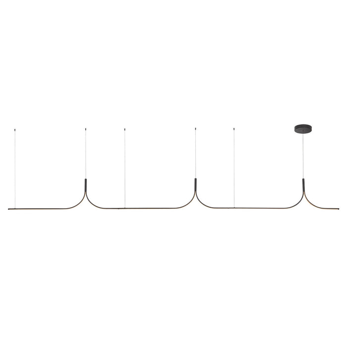 Kuzco Lighting LP17915-BK-UNV-010 LED Linear Pendant, Black