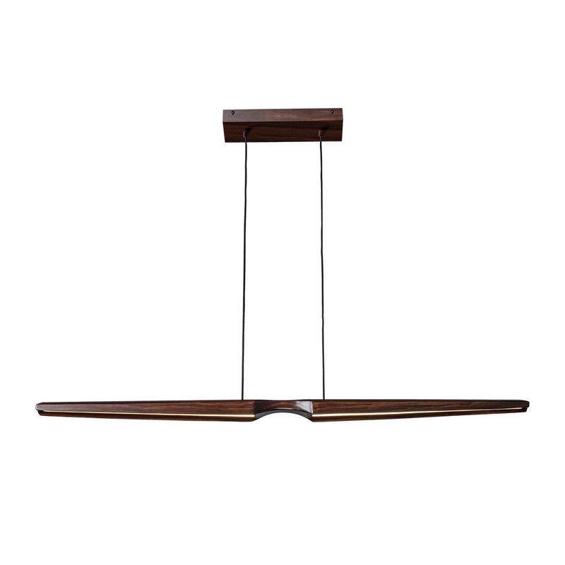 Kuzco Lighting LP21647-WT-UNV LED Linear Pendant, Walnut