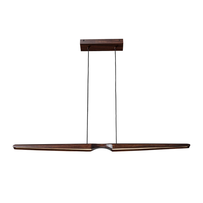 Kuzco Lighting LP21647-WT-UNV LED Linear Pendant, Walnut