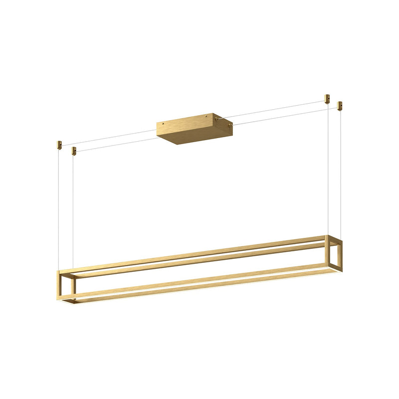 Kuzco Lighting LP45548-BG-UNV LED Linear Pendant, Brushed Gold