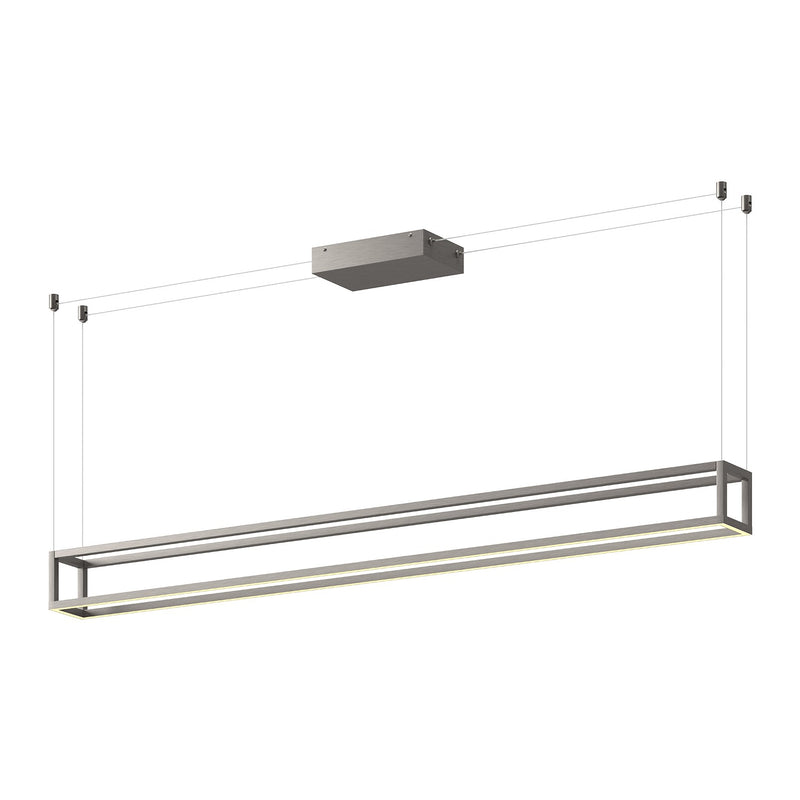 Kuzco Lighting LP45560-BN-UNV LED Linear Pendant, Brushed Nickel