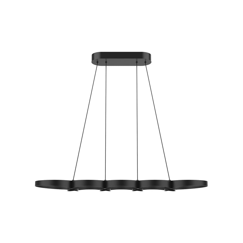 Kuzco Lighting LP90838-BK-UNV LED Linear Pendant, Black