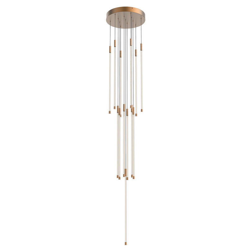 Kuzco Lighting MP75127-BG-UNV-010 LED Pendant, Brushed Gold
