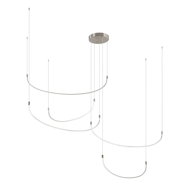Kuzco Lighting MP89590-BN-UNV LED Pendant, Brushed Nickel