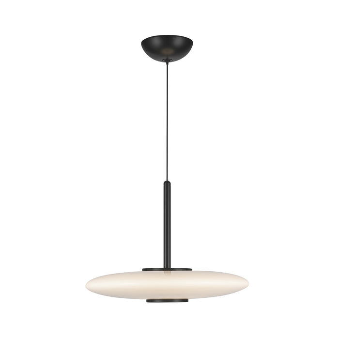 Kuzco Lighting PD37018-BK/GO-3WCCT-UNV LED Pendant, Black/Glossy Opal Glass