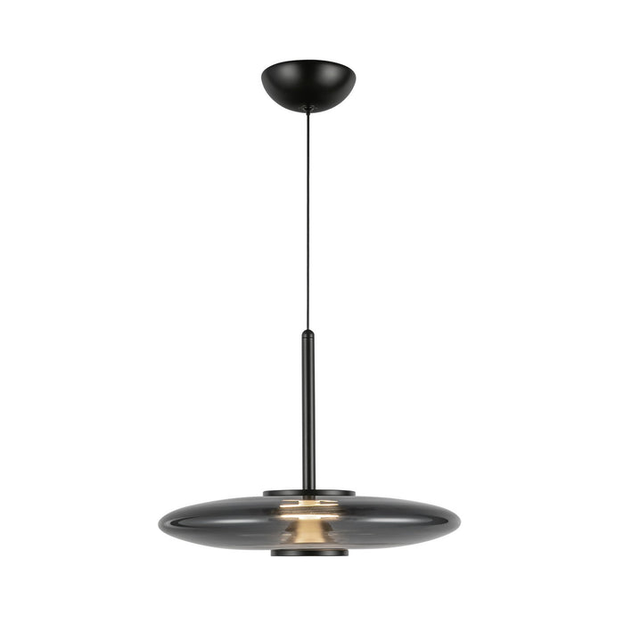 Kuzco Lighting PD37018-BK/SM-3WCCT-UNV LED Pendant, Black/Smoked Glass