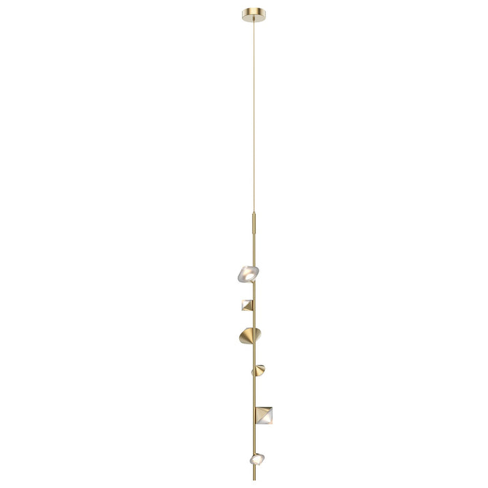 Kuzco Lighting PD50852-BG LED Island Pendant, Brushed Gold
