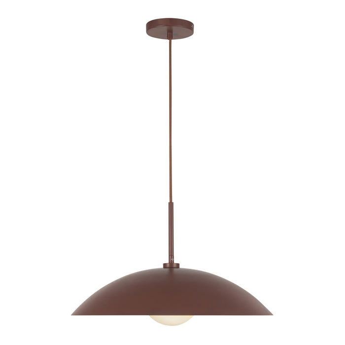 Kuzco Lighting PD56019-BGD One Light Pendant, Burgundy