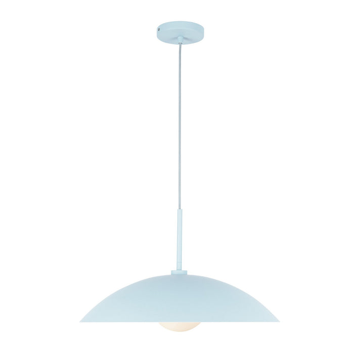Kuzco Lighting PD56019-CER One Light Pendant, Cerulean