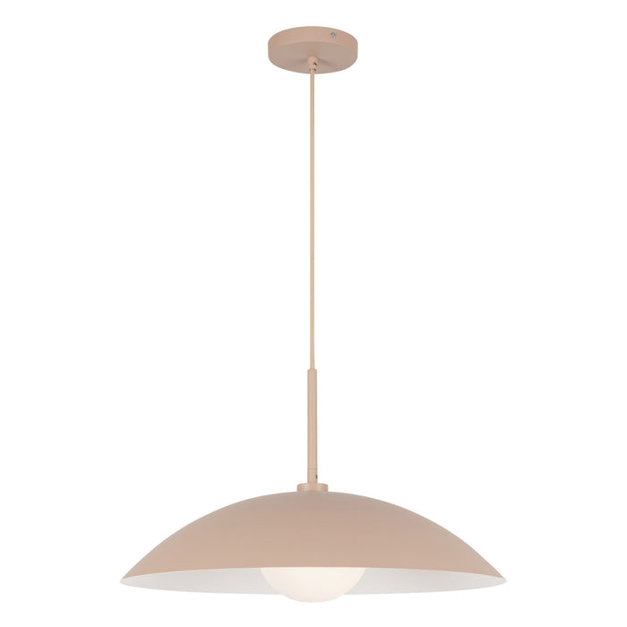 Kuzco Lighting PD56019-PEC One Light Pendant, Peach