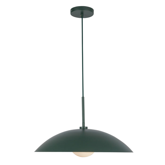 Kuzco Lighting PD56019-PGN One Light Pendant, Pine Green