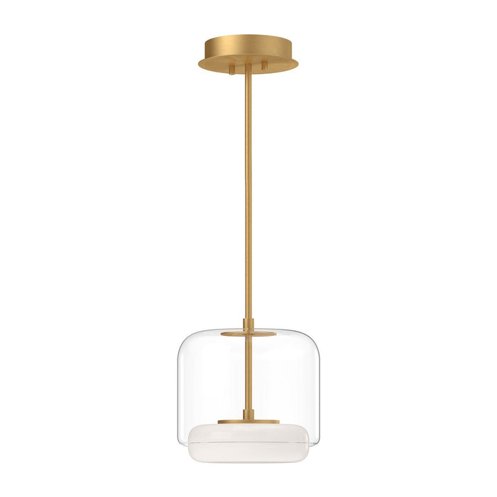 Kuzco Lighting PD70610-CL/BG-UNV LED Pendant, Clear/Brushed Gold