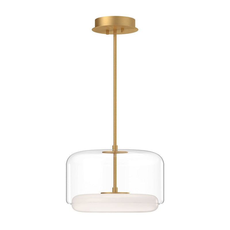 Kuzco Lighting PD70615-CL/BG-UNV LED Pendant, Clear/Brushed Gold