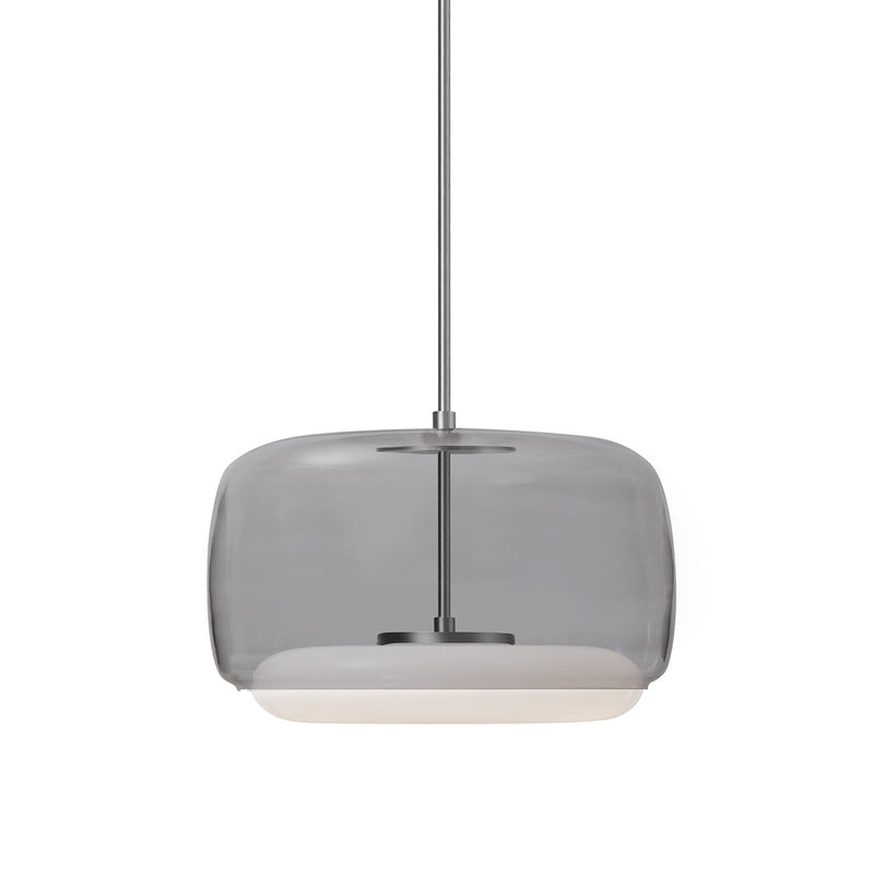 Kuzco Lighting PD70615-SM/BN-UNV LED Pendant, Smoked/Brushed Nickel