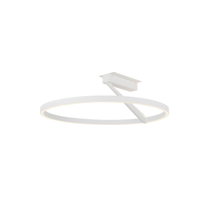 Kuzco Lighting SF27724-WH-3WCCT-UNV LED Semi-Flush Mount, White