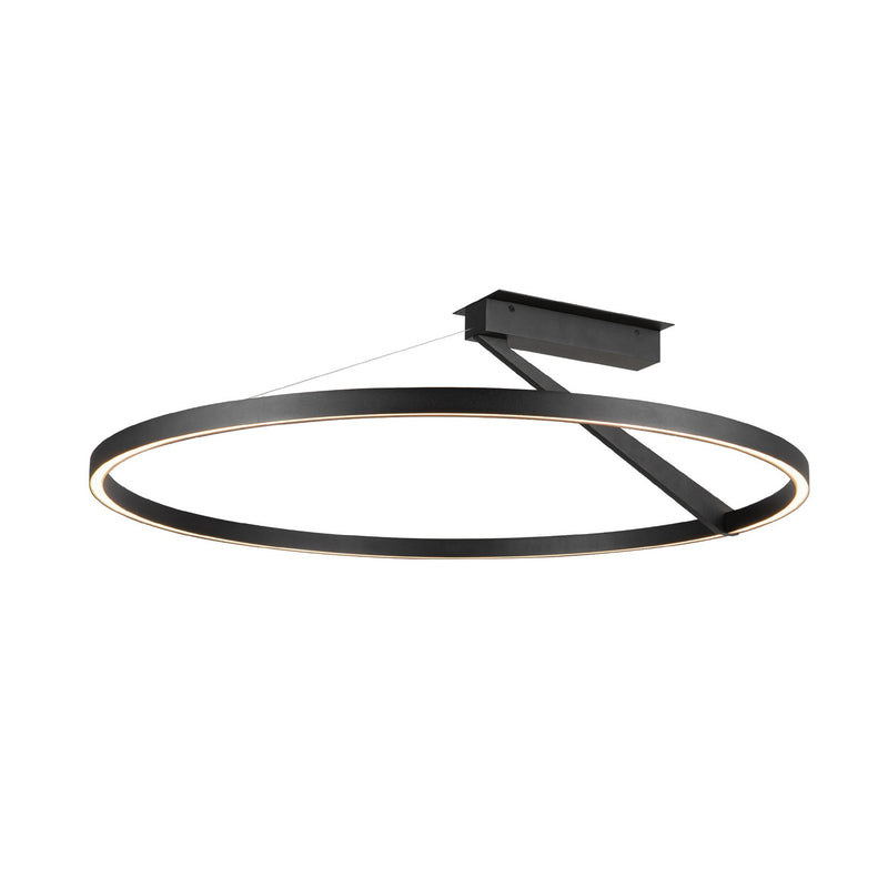 Kuzco Lighting SF27731-BK-3WCCT-UNV LED Semi-Flush Mount, Black