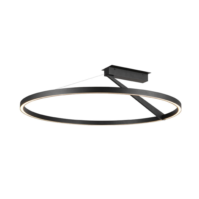 Kuzco Lighting SF27731-BK-3WCCT-UNV LED Semi-Flush Mount, Black