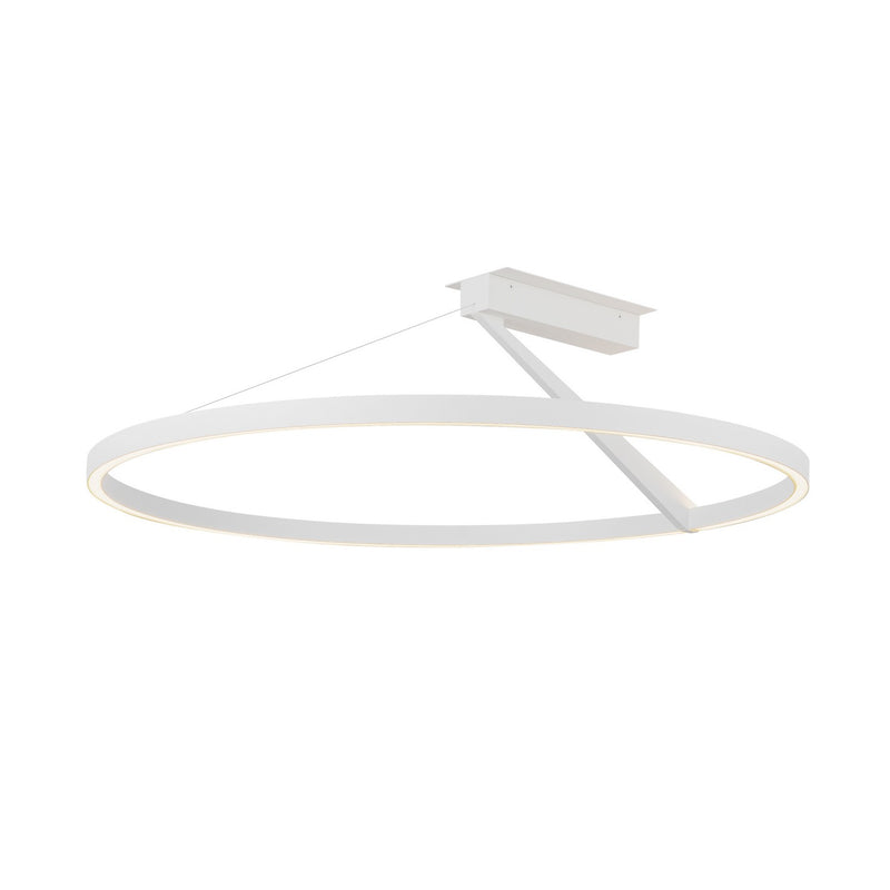 Kuzco Lighting SF27731-WH-3WCCT-UNV LED Semi-Flush Mount, White