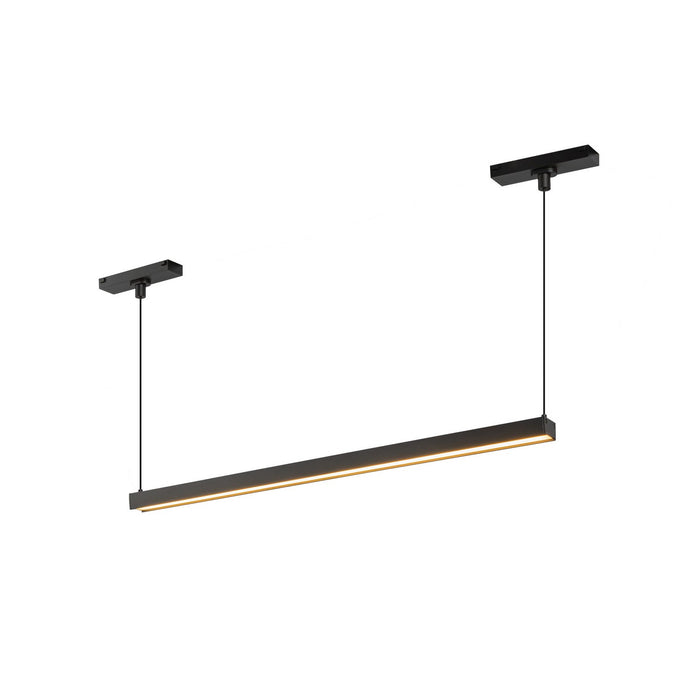 Kuzco Lighting TRL28122-BK LED Track Linear Pendant, Black