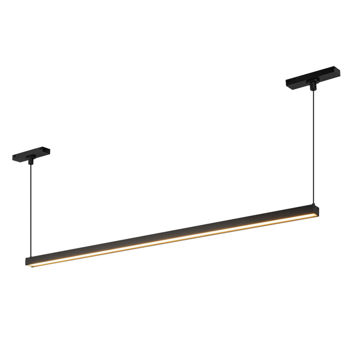 Kuzco Lighting TRL28133-BK-4K LED Track Linear Pendant, Black
