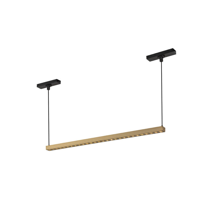 Kuzco Lighting TRL29422-BG LED Track Linear Pendant, Brushed Gold
