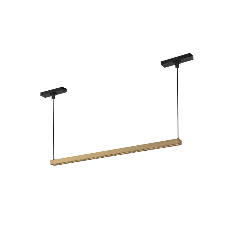 Kuzco Lighting TRL29422-BG-4K LED Track Linear Pendant, Brushed Gold