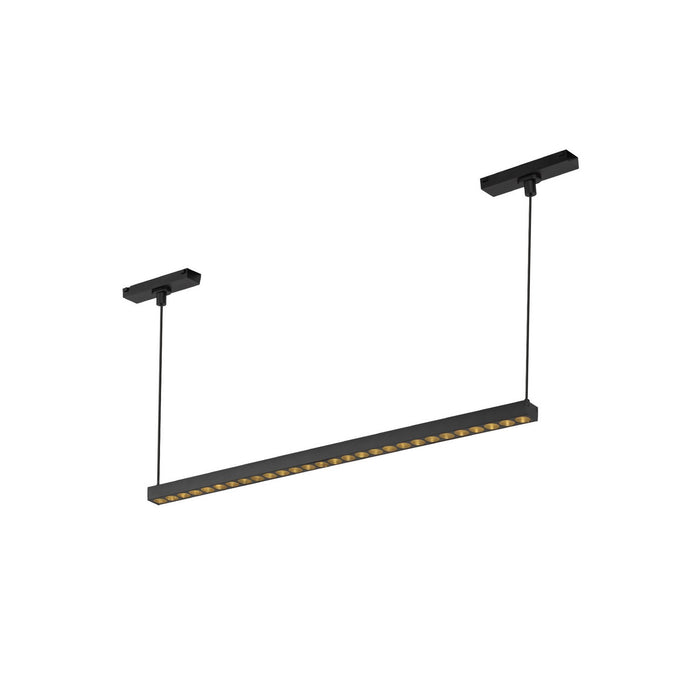 Kuzco Lighting TRL29422-BK LED Track Linear Pendant, Black