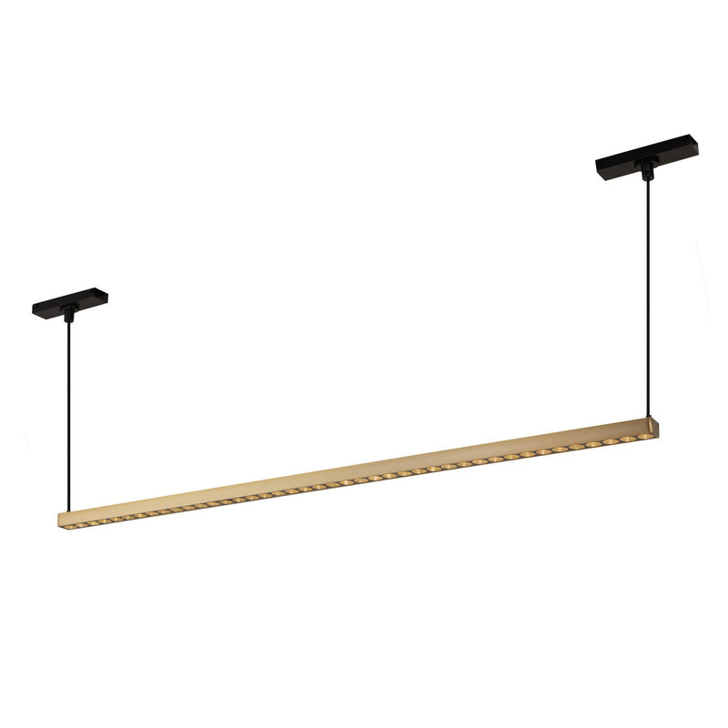 Kuzco Lighting TRL29433-BG LED Track Linear Pendant, Brushed Gold
