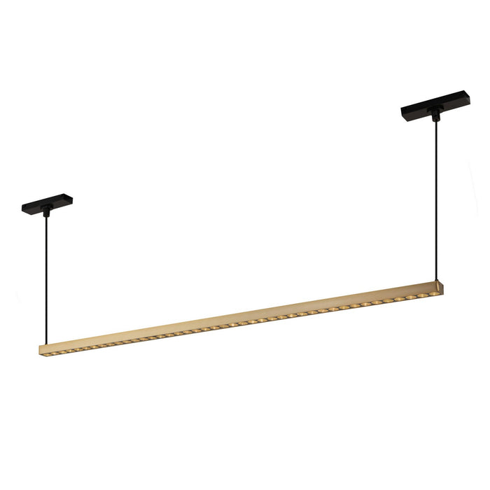 Kuzco Lighting TRL29433-BG-4K LED Track Linear Pendant, Brushed Gold