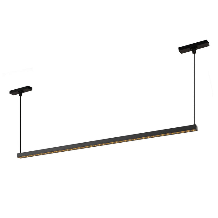 Kuzco Lighting TRL29433-BK LED Track Linear Pendant, Black