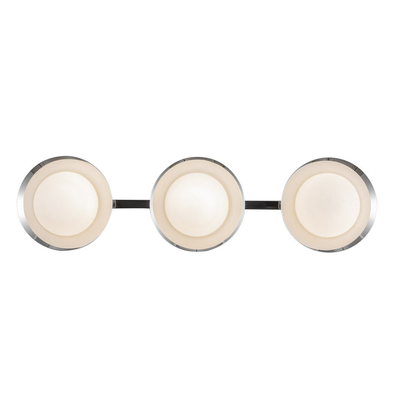 Kuzco Lighting VL77923-CH/OP LED Vanity, Chrome/Opal Glass