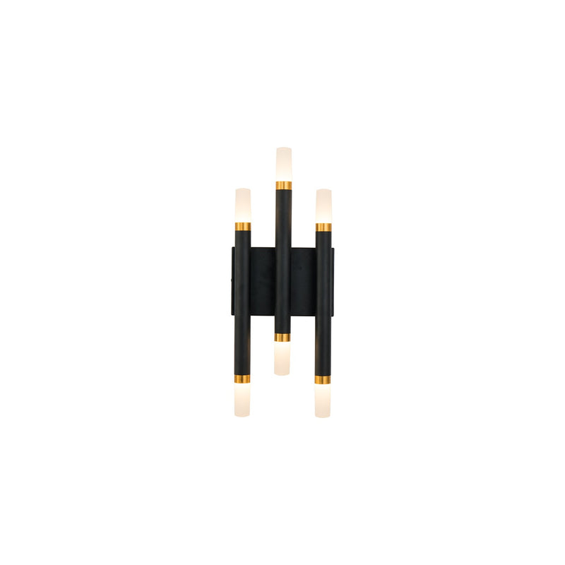 Kuzco Lighting WS19707-BK-UNV LED Wall Sconce, Black