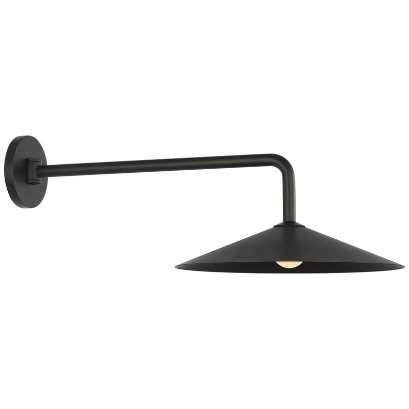 Visual Comfort Signature AL 2031MI-MI LED Wall Sconce, Modern Iron