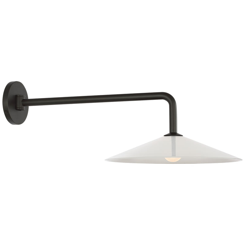 Visual Comfort Signature AL 2031MI-WG LED Wall Sconce, Modern Iron